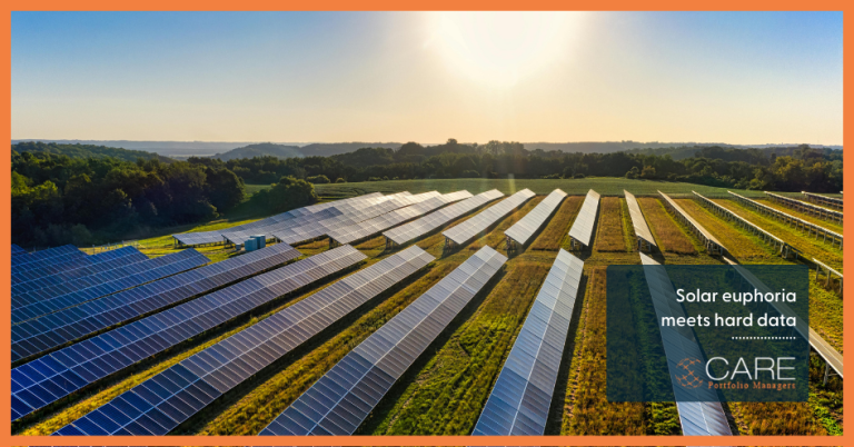 Solar euphoria meets hard data.