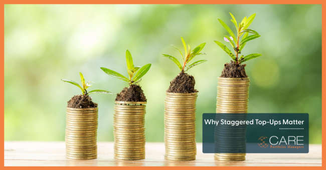 Why staggered top-ups matter in long-term wealth creation